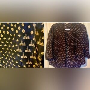 Forever 21 Tan/Black Open Blazer Jacket